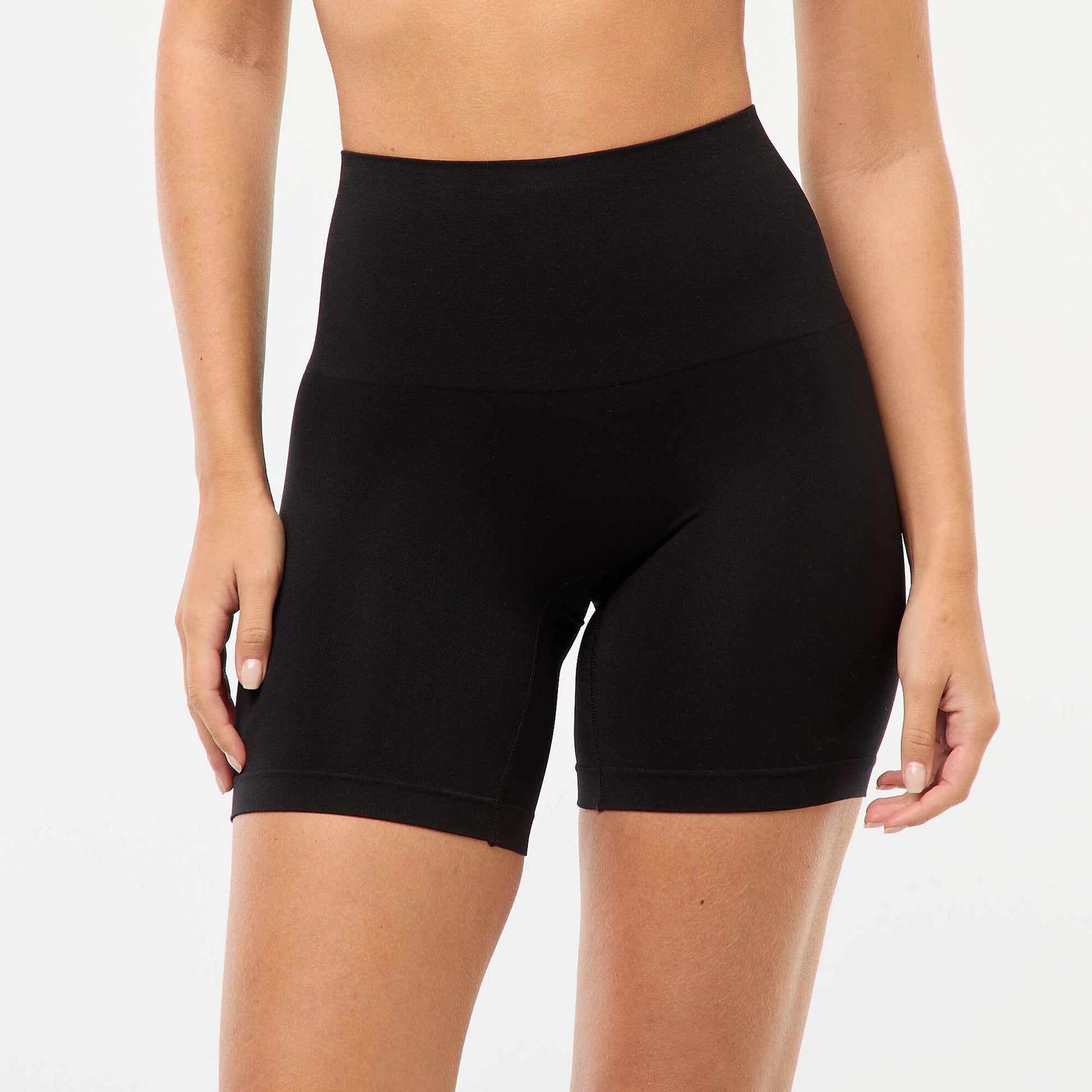 Microfiber shaping shorts BLACK