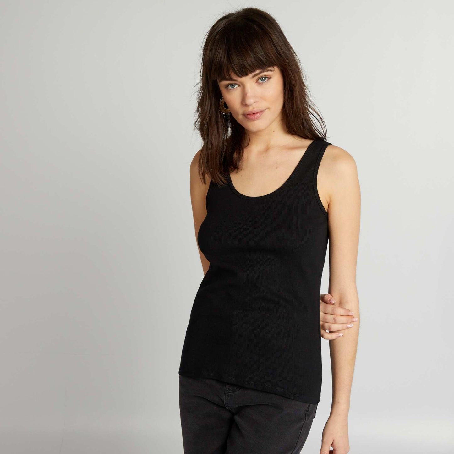Vest top BLACK