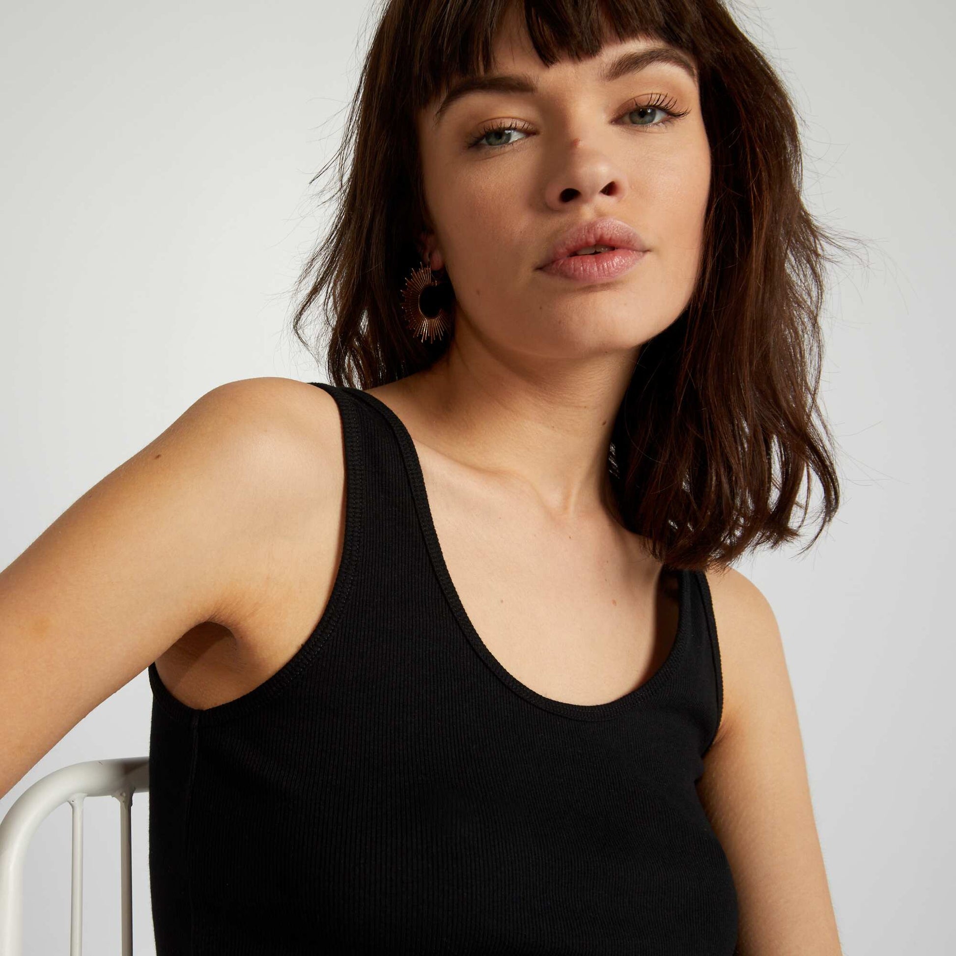 Vest top BLACK