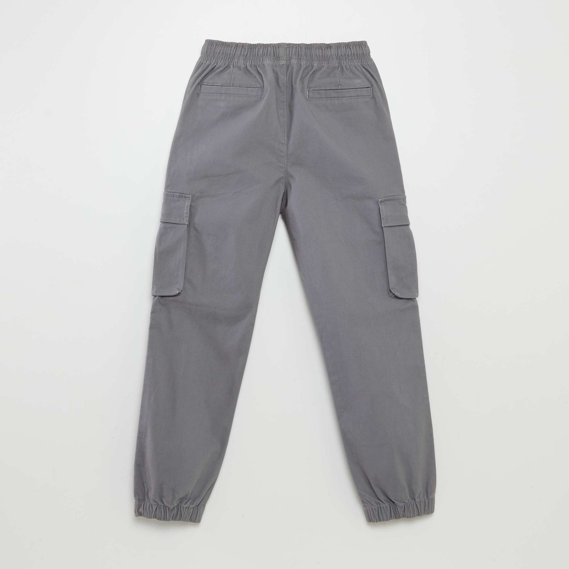 Stretchy multi-pocket trousers GREY