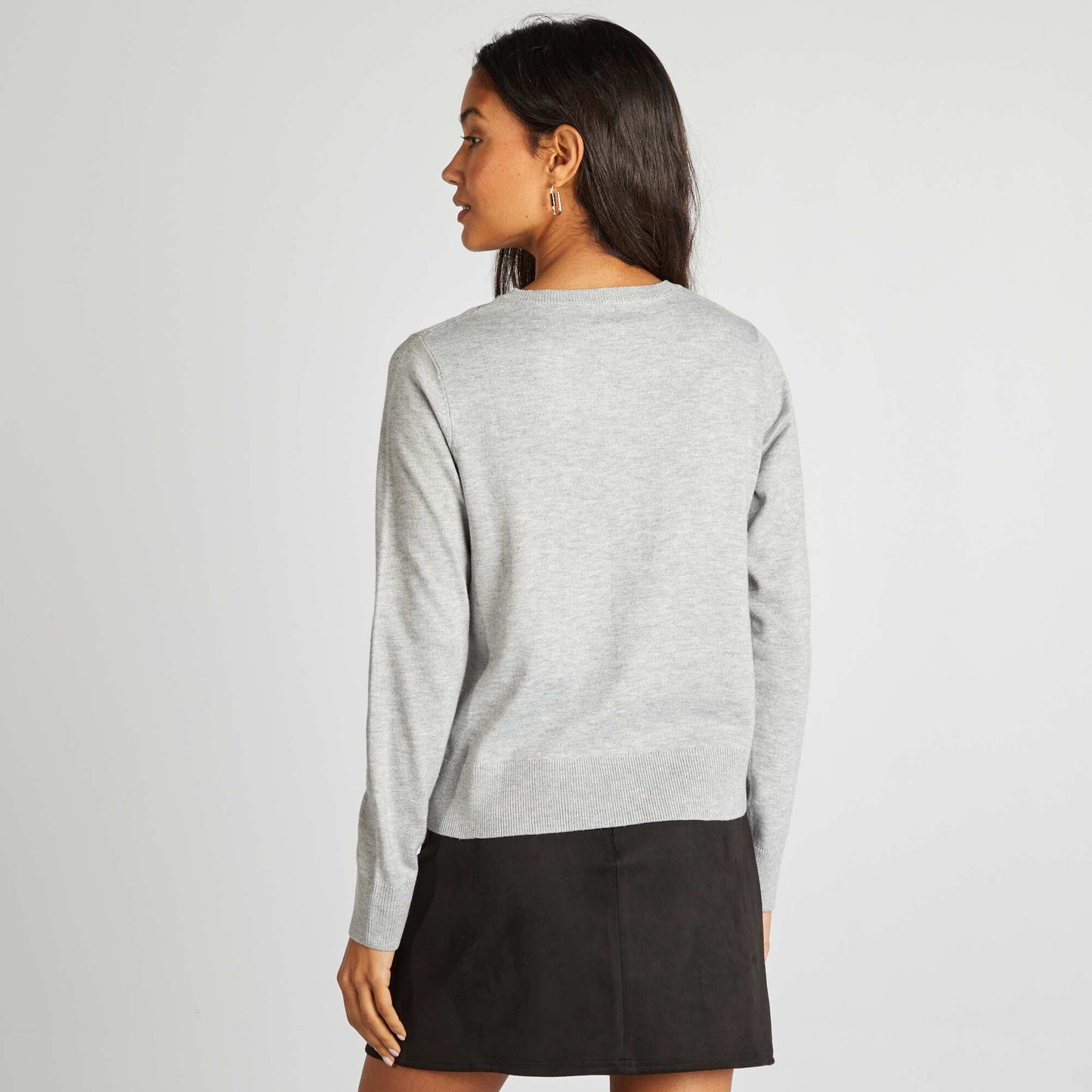Long-sleeved cardigan GREY