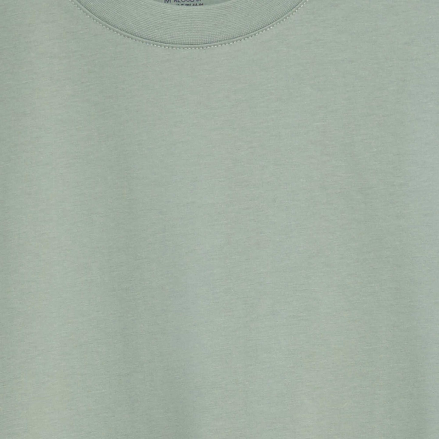 Round-neck cotton T-shirt GREEN