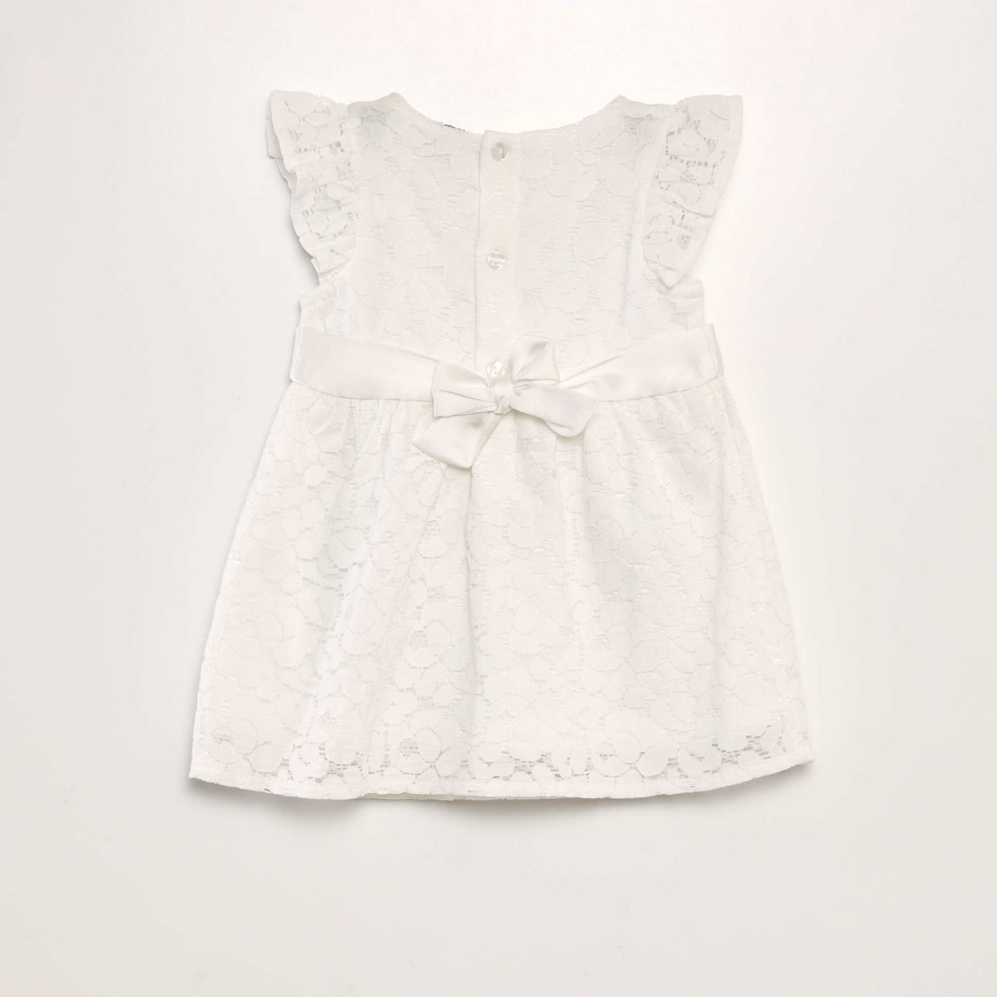 Lace party dress WHITE