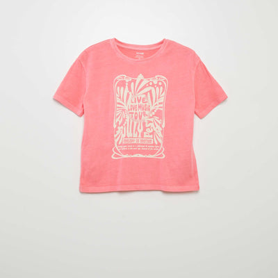 Printed T-shirt PINK