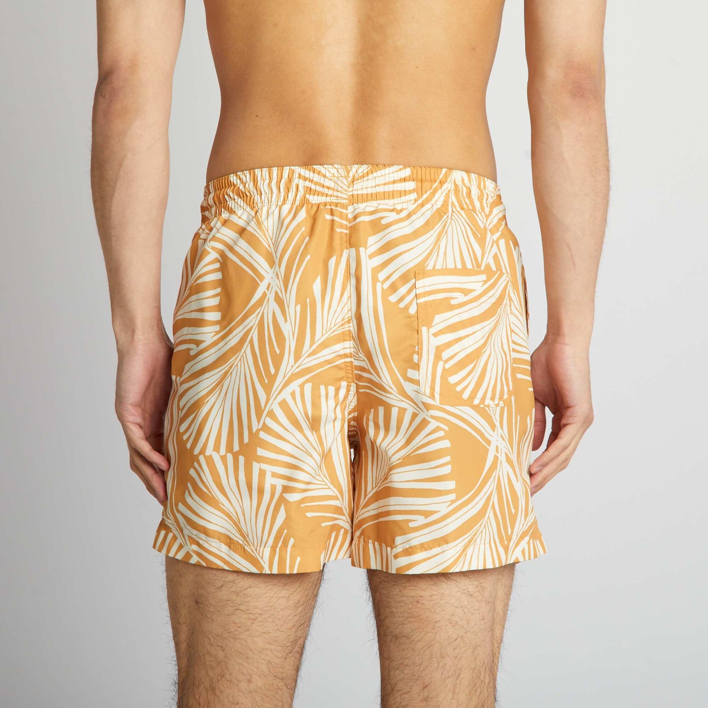 Patterned swim shorts YELLOW