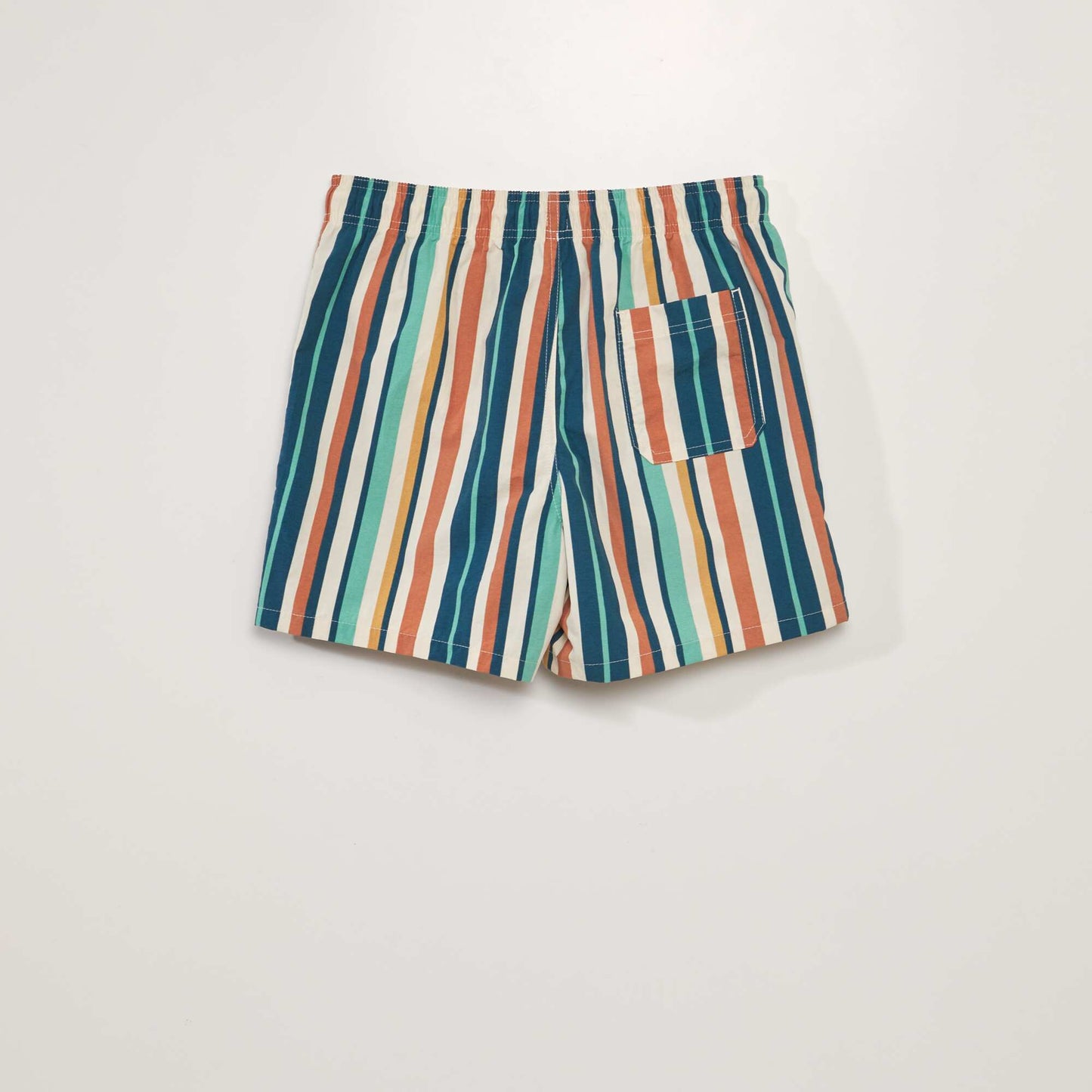 Striped swim shorts BEIGE