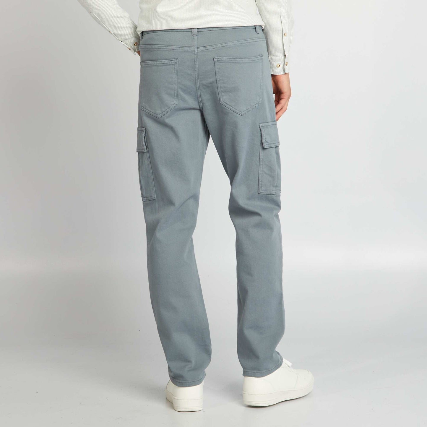 Jeans with side pockets BLUE