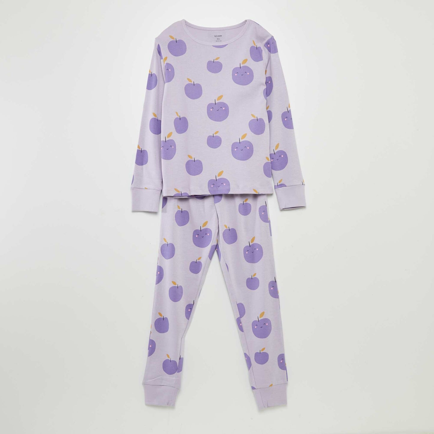 T-shirt + trousers long pyjama set - 2-piece set PURPLE