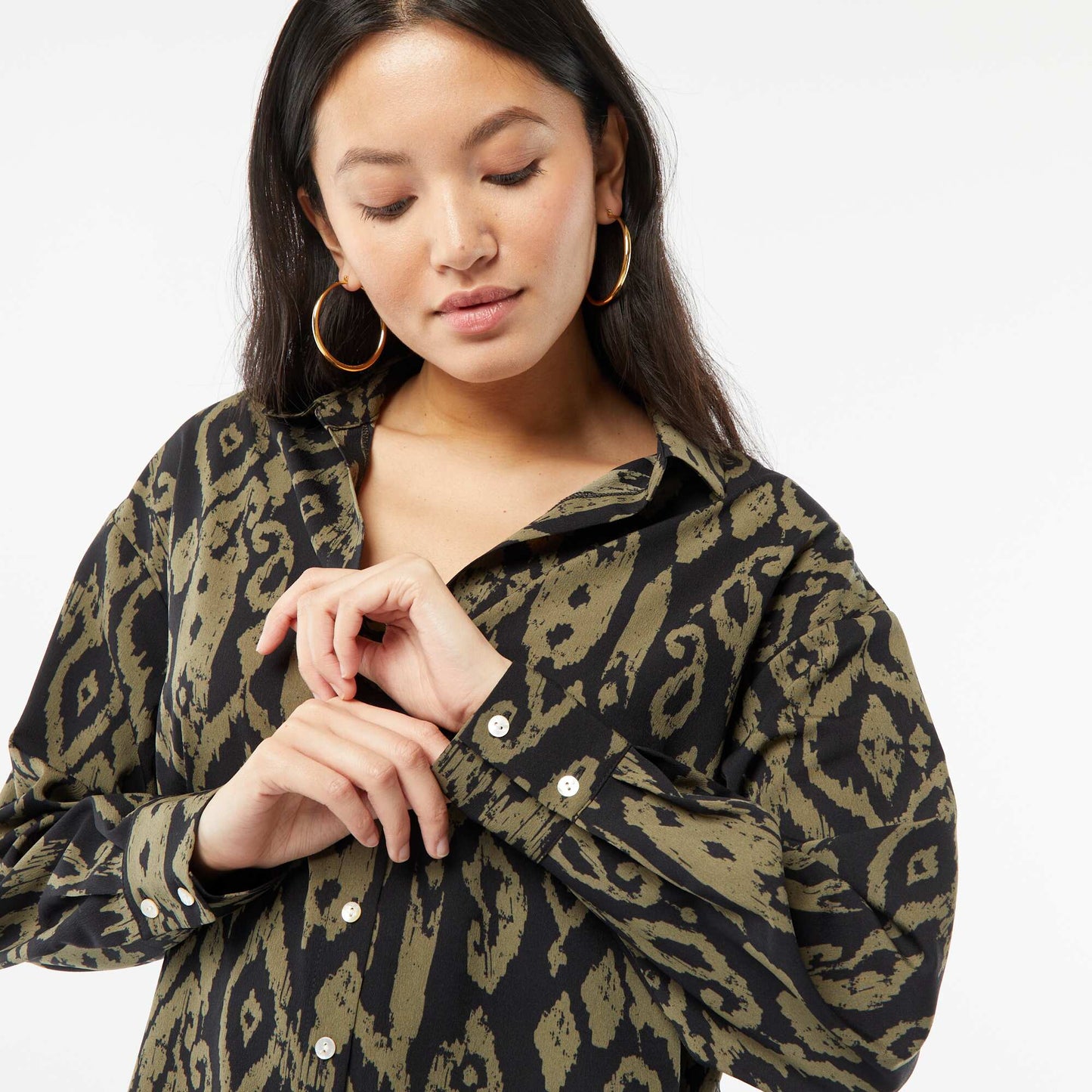 Flowing blouse BLACK