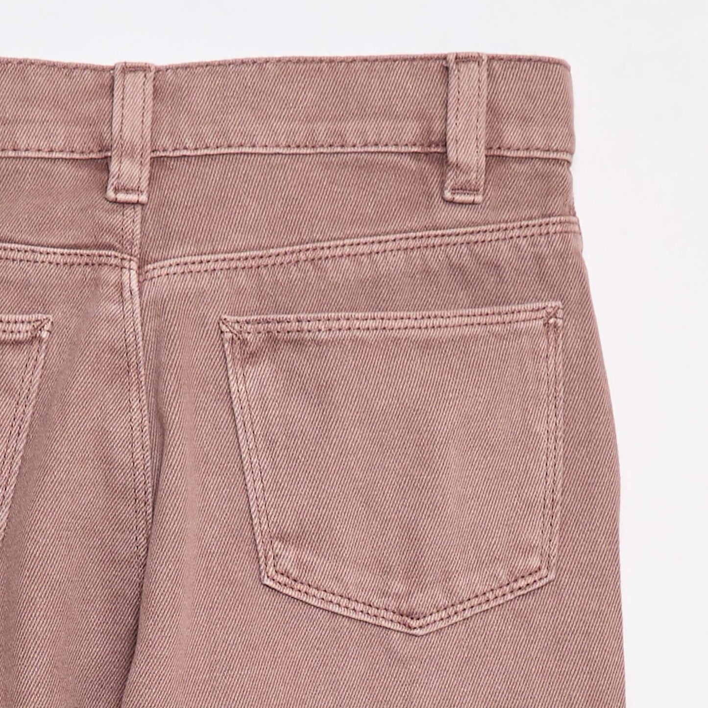 Multi-pocket denim trousers PURPLE