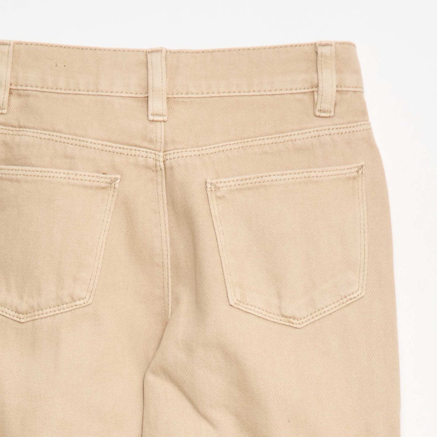 Multi-pocket denim trousers BEIGE