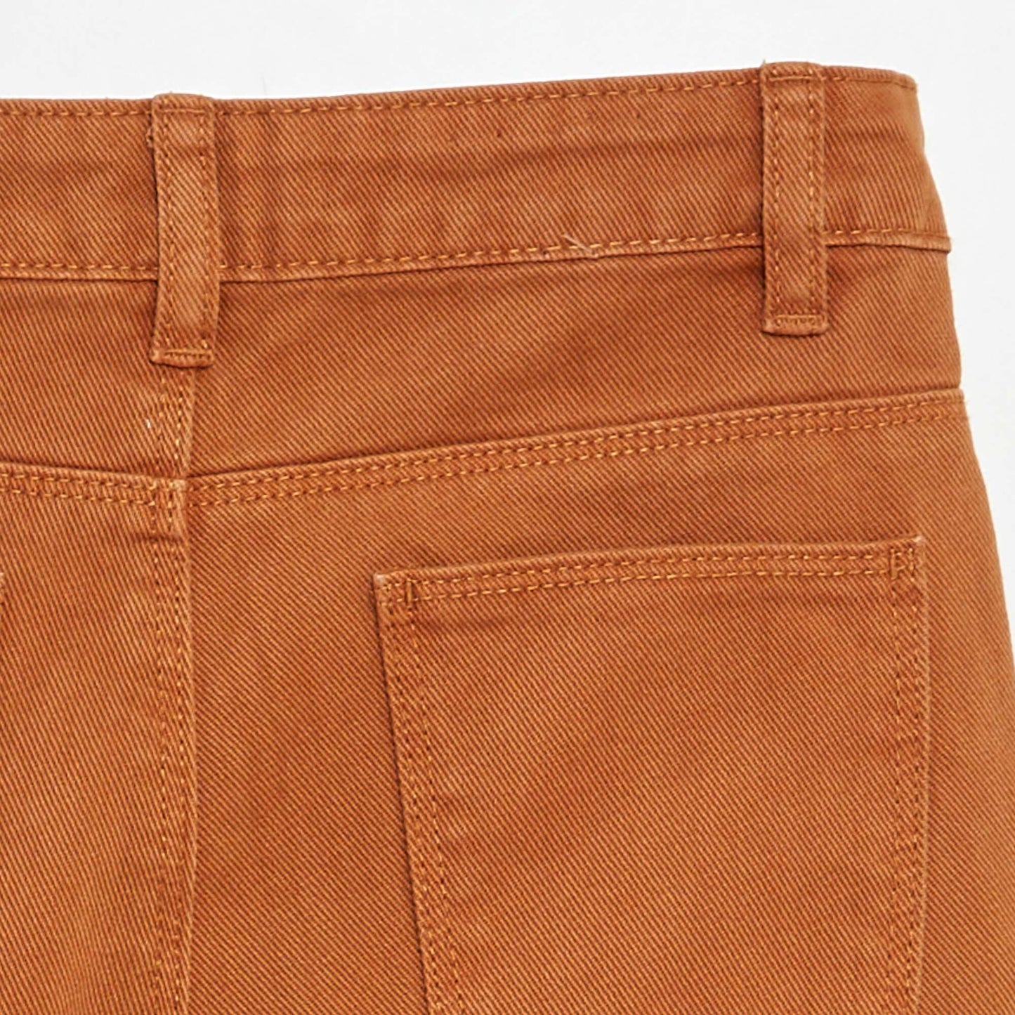 High-rise wide-leg jeans ORANGE