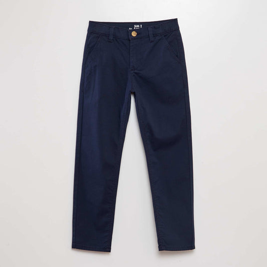 Slim-fit chinos blue