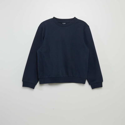 Plain sweatshirt blue