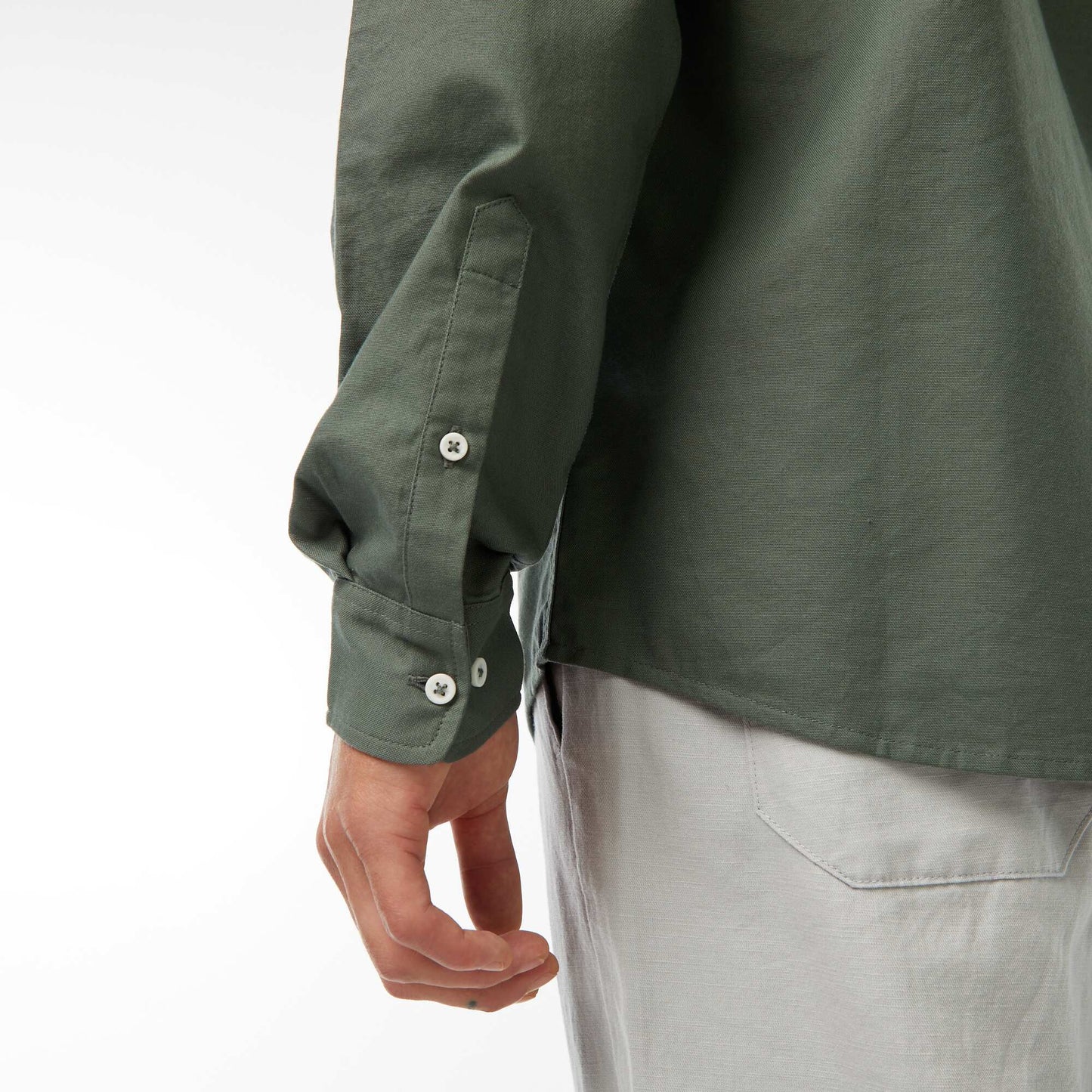 Regular-fit Oxford shirt GREEN