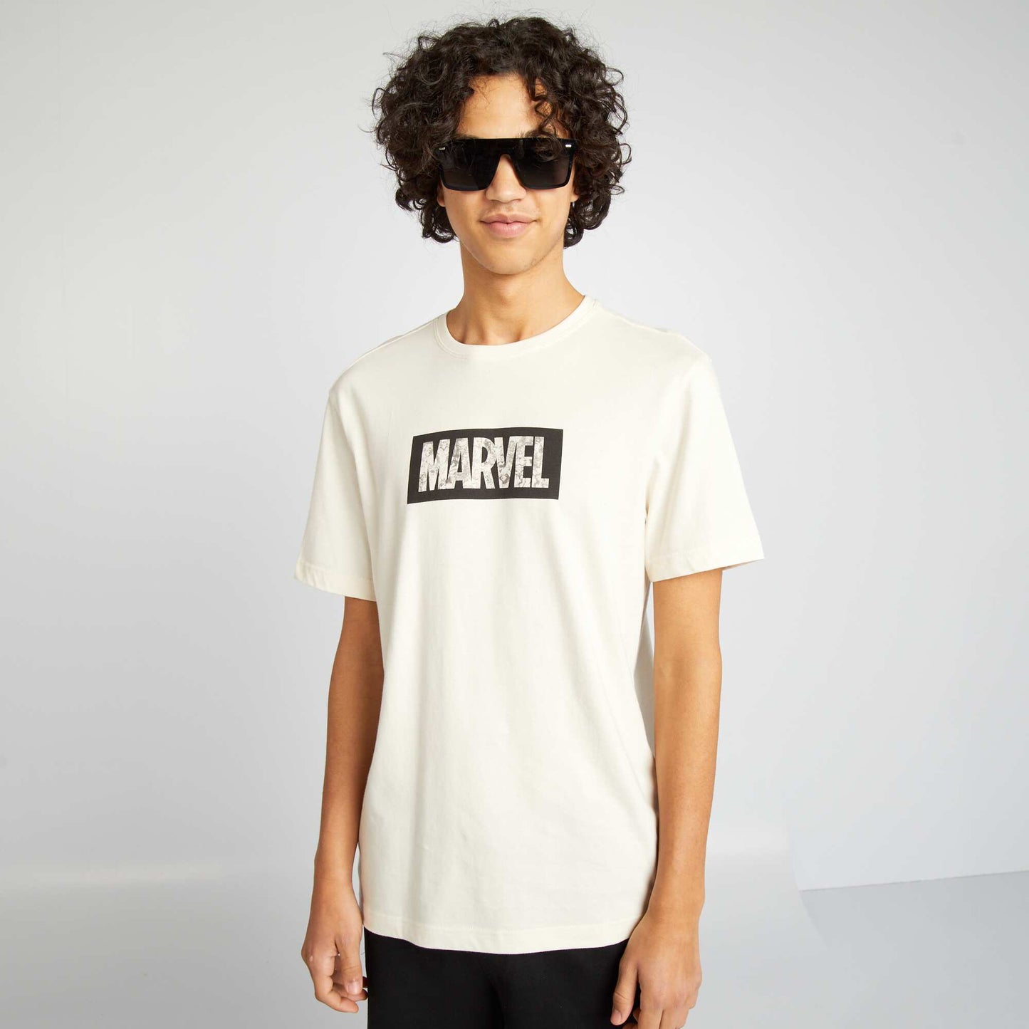 Marvel short-sleeved T-shirt WHITE