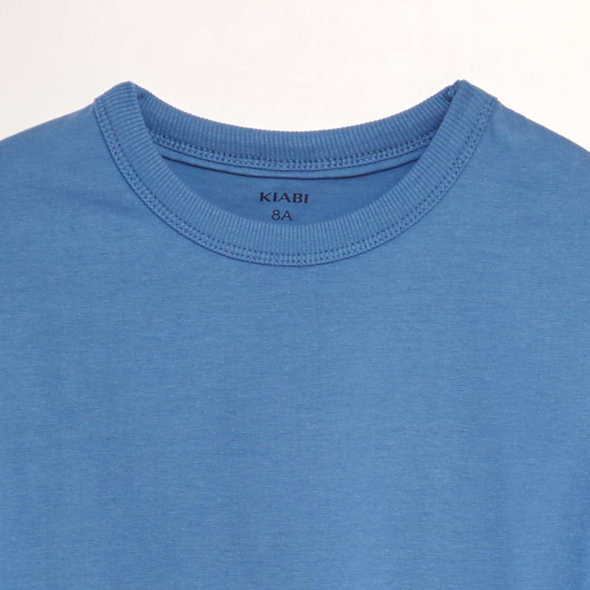 Thick jersey knit T-shirt - Tough CottonT BLUE