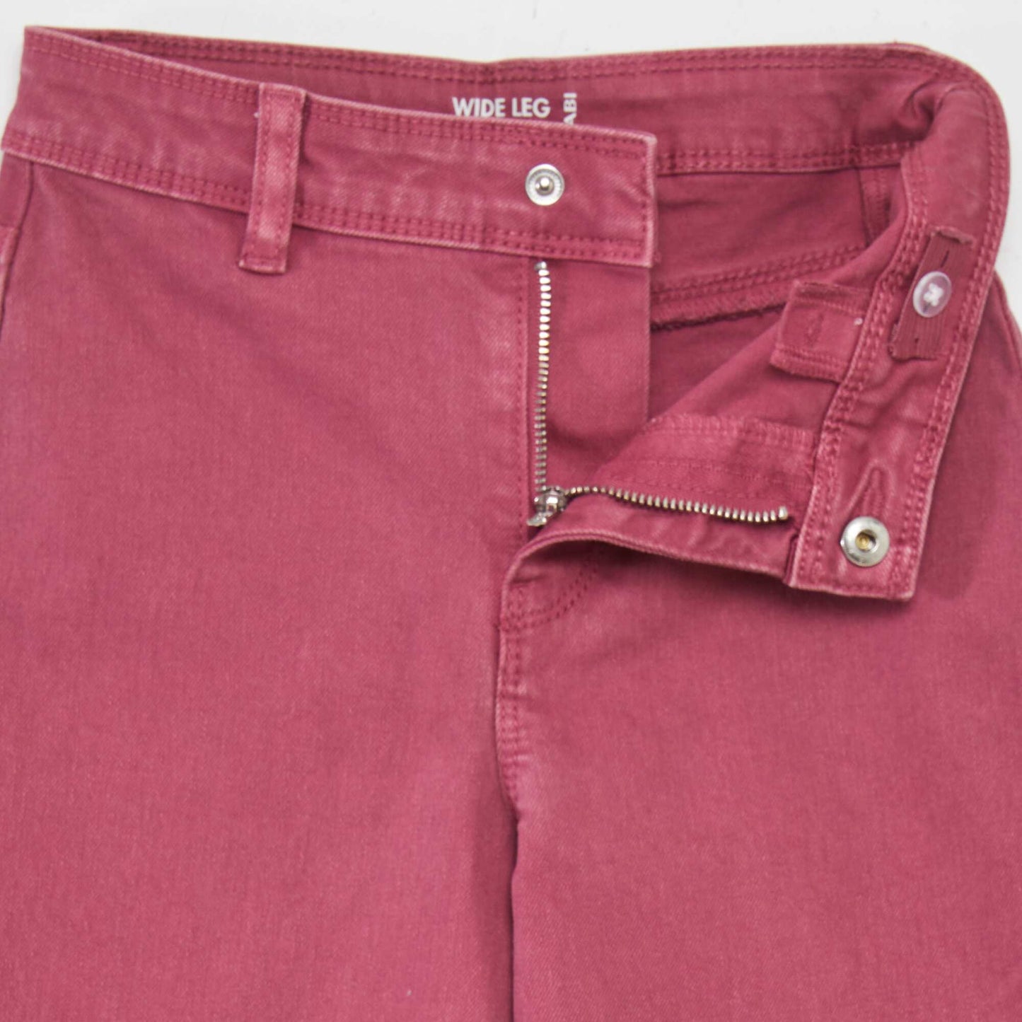 High-rise wide-leg jeans PURPLE