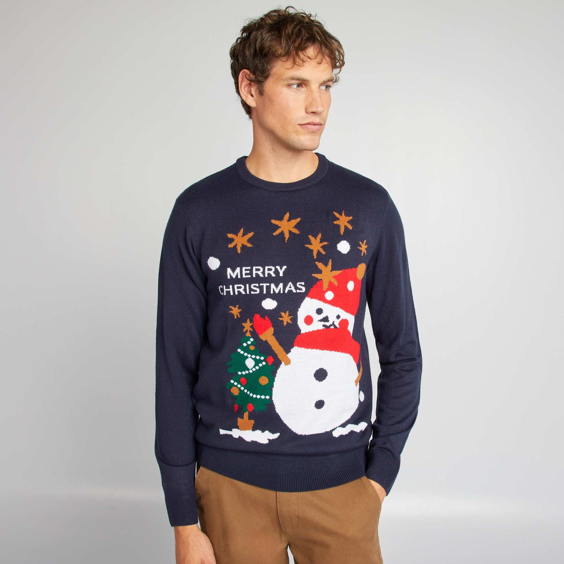 Fun Christmas jumper BLUE – Kiabi Malte