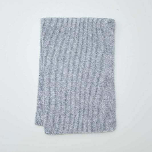 Ribbed scarf GREY