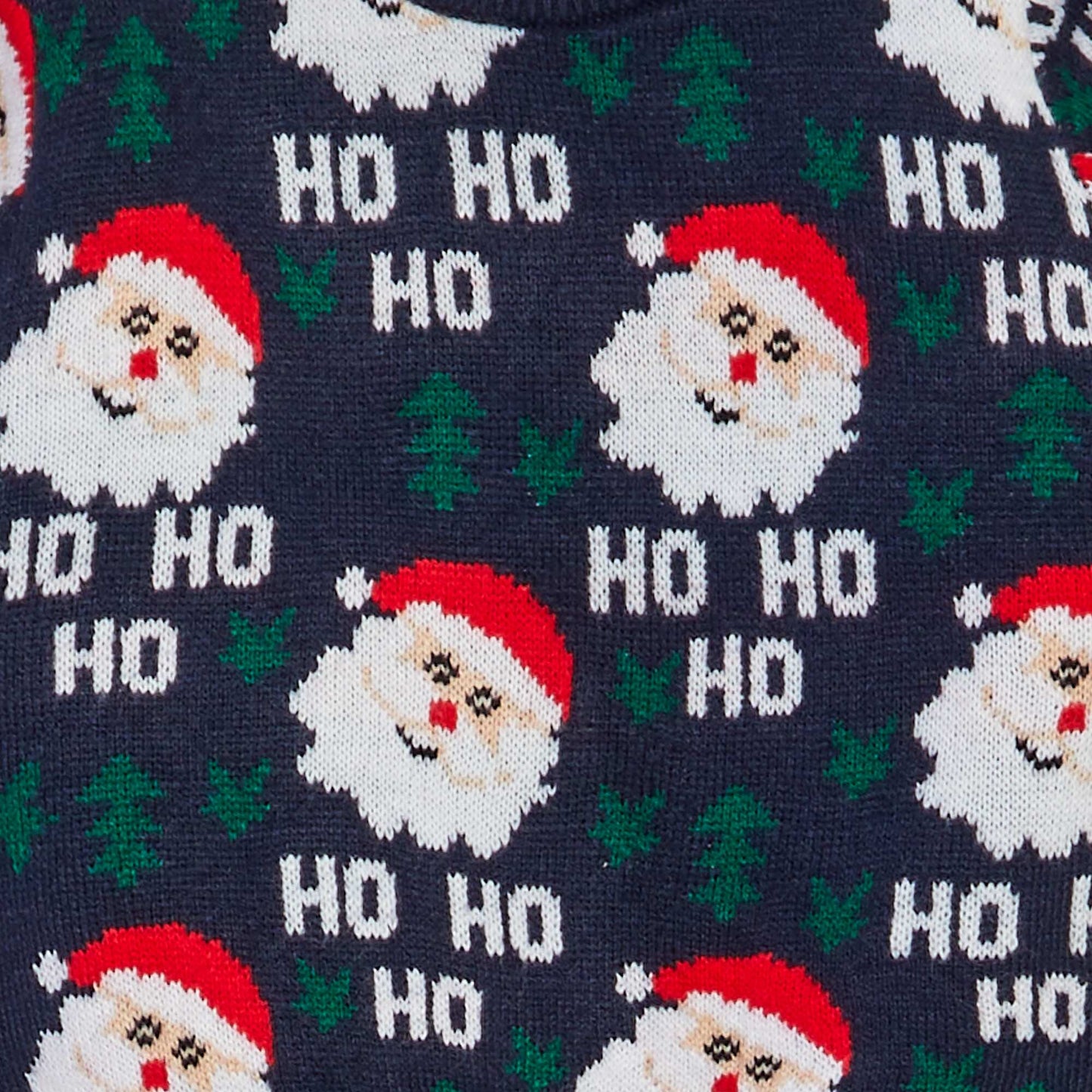 Printed Christmas jumper BLUE