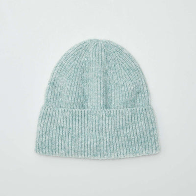 Ribbed knit hat GREEN