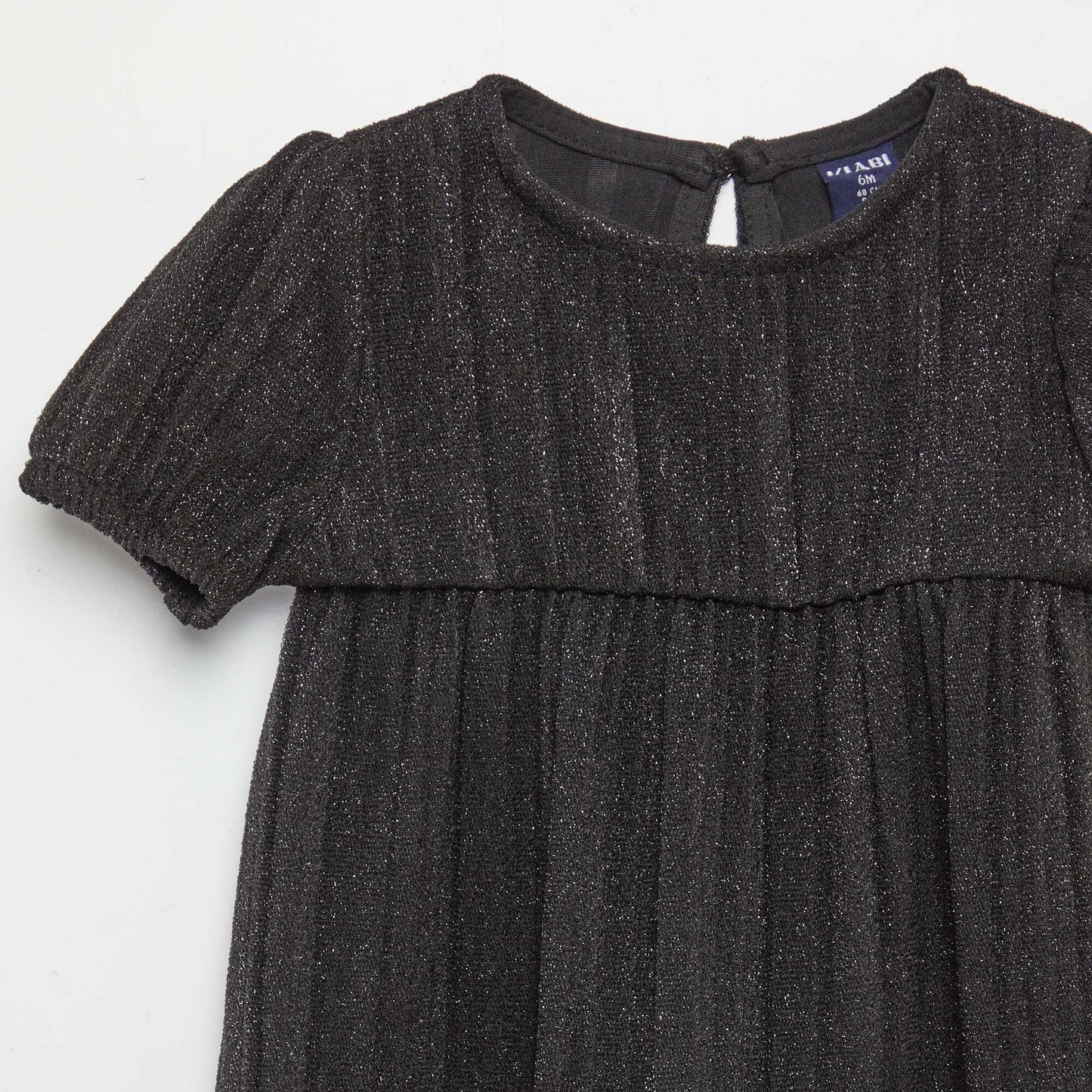 Short stretch knit dress black