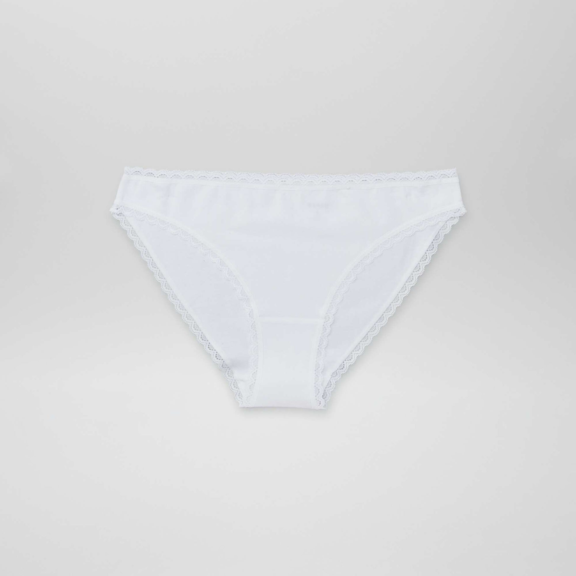 Pack of 2 cotton briefs WHITE