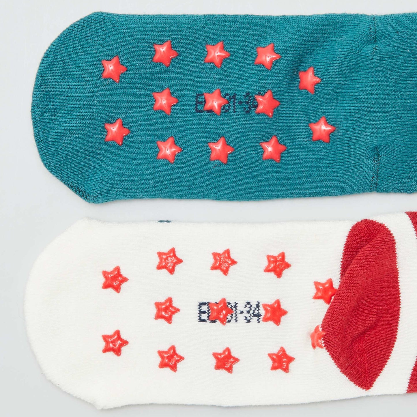 Christmas slip-resistant socks - Pack of 2 RED