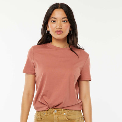 Short-sleeved jersey T-shirt PINK