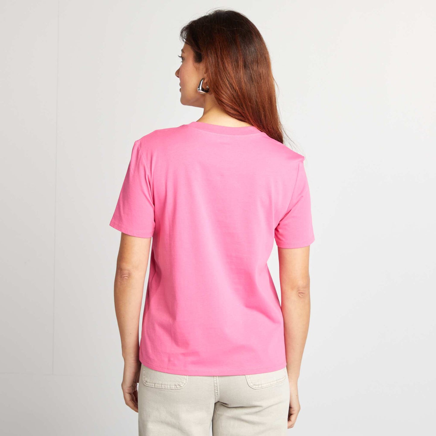 Short-sleeved T-shirt - Valentine's Day PINK