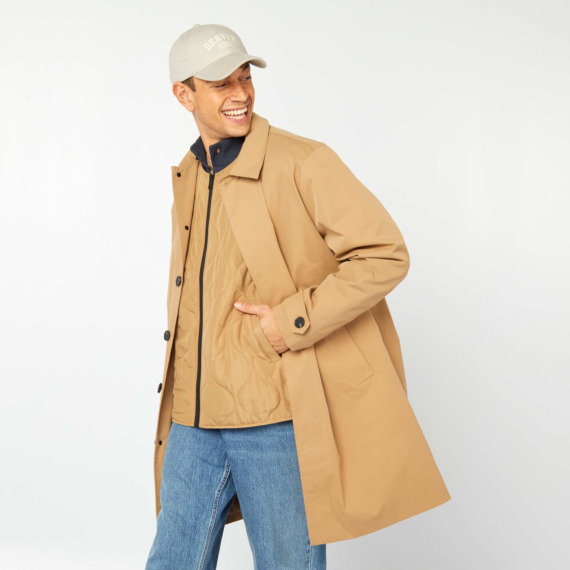 【美品】UN3D. TUCK SHOULDER MIDDLE COAT 36 img38424_src.webp