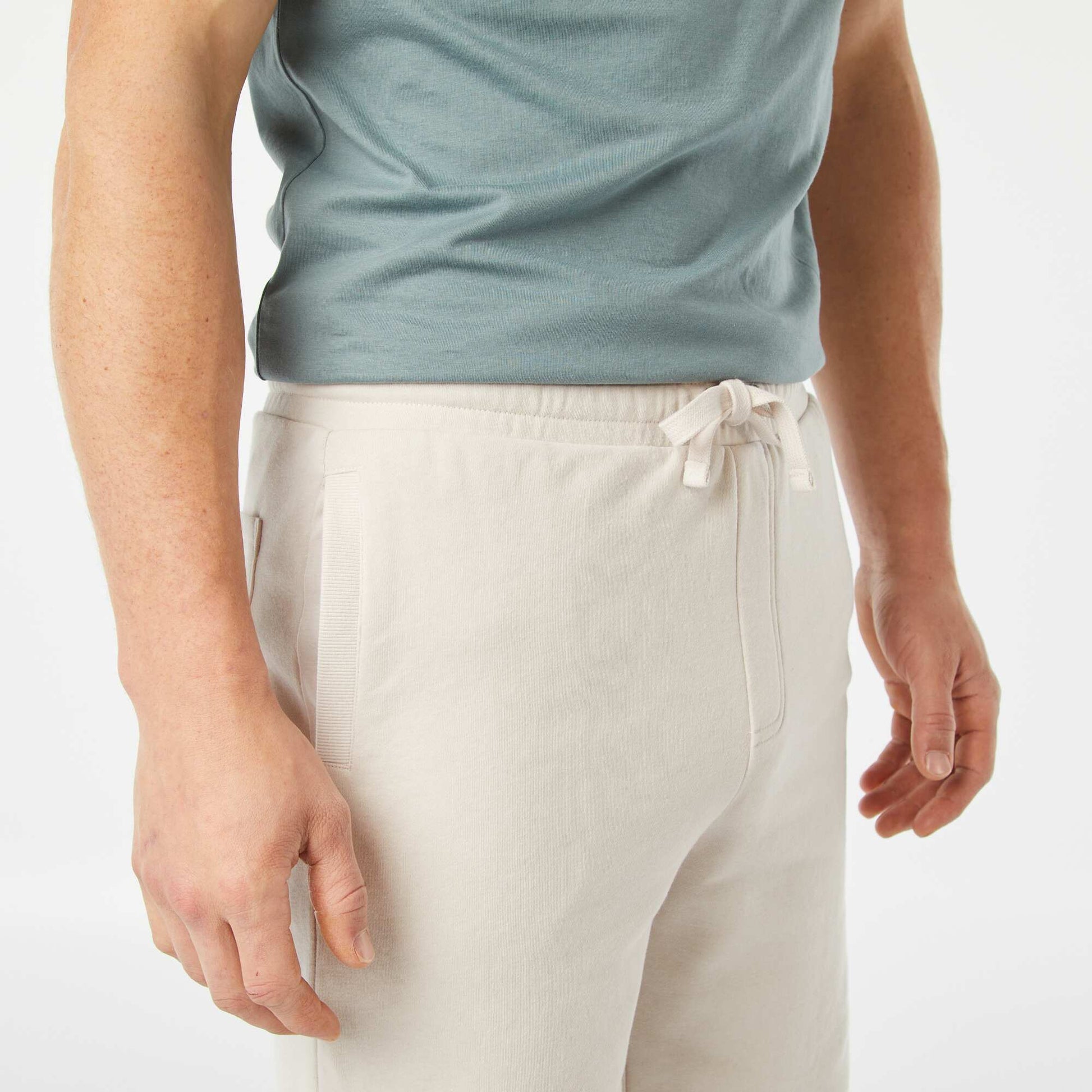 Plain Bermuda short joggers GREY
