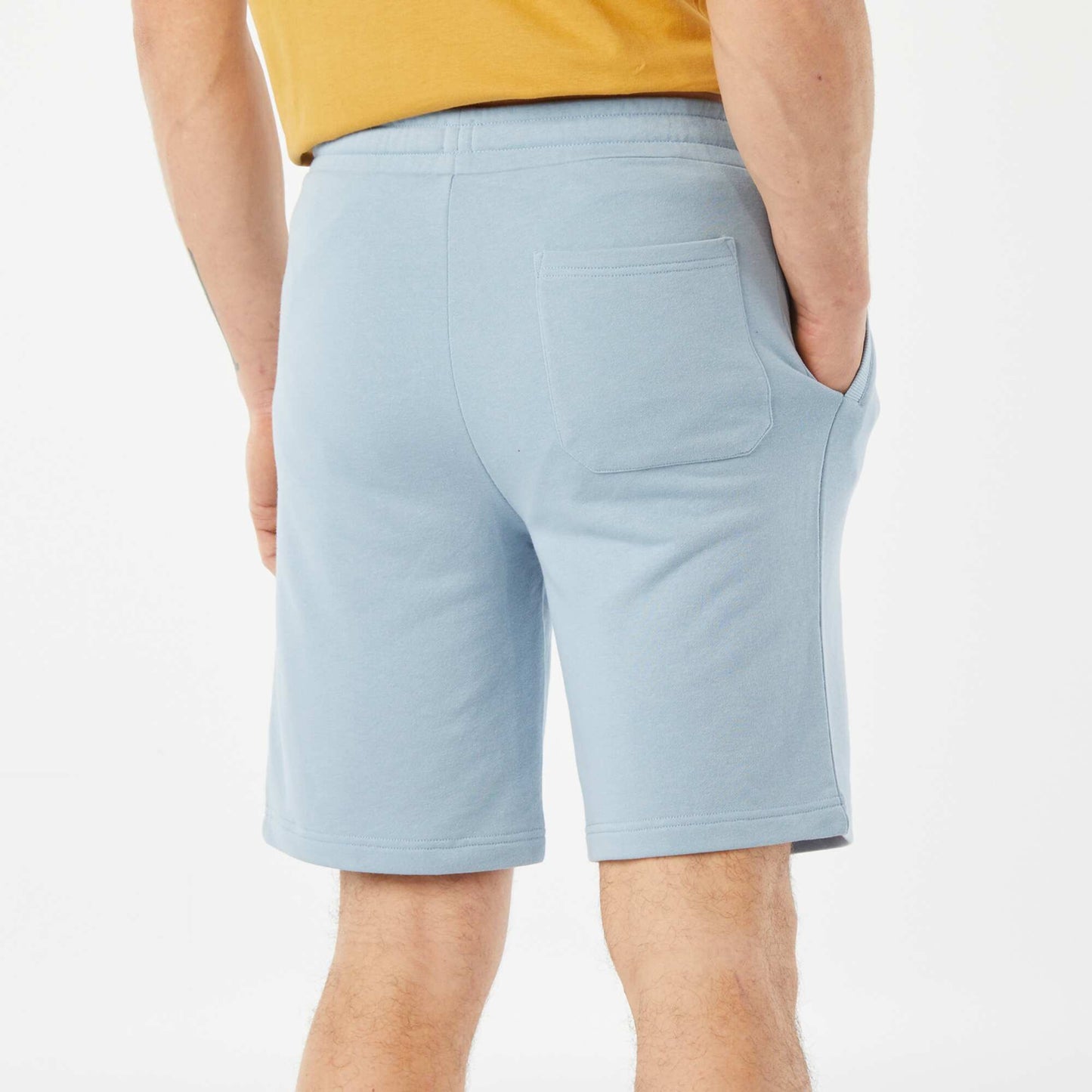 Plain Bermuda short joggers BLUE