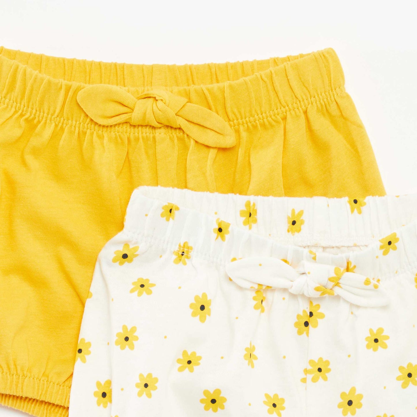 Pack of shorts with bows - 2-piece set WHITE