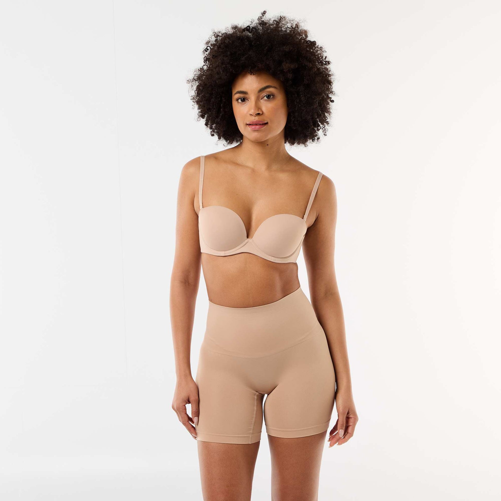 Invisible bandeau bra PINK