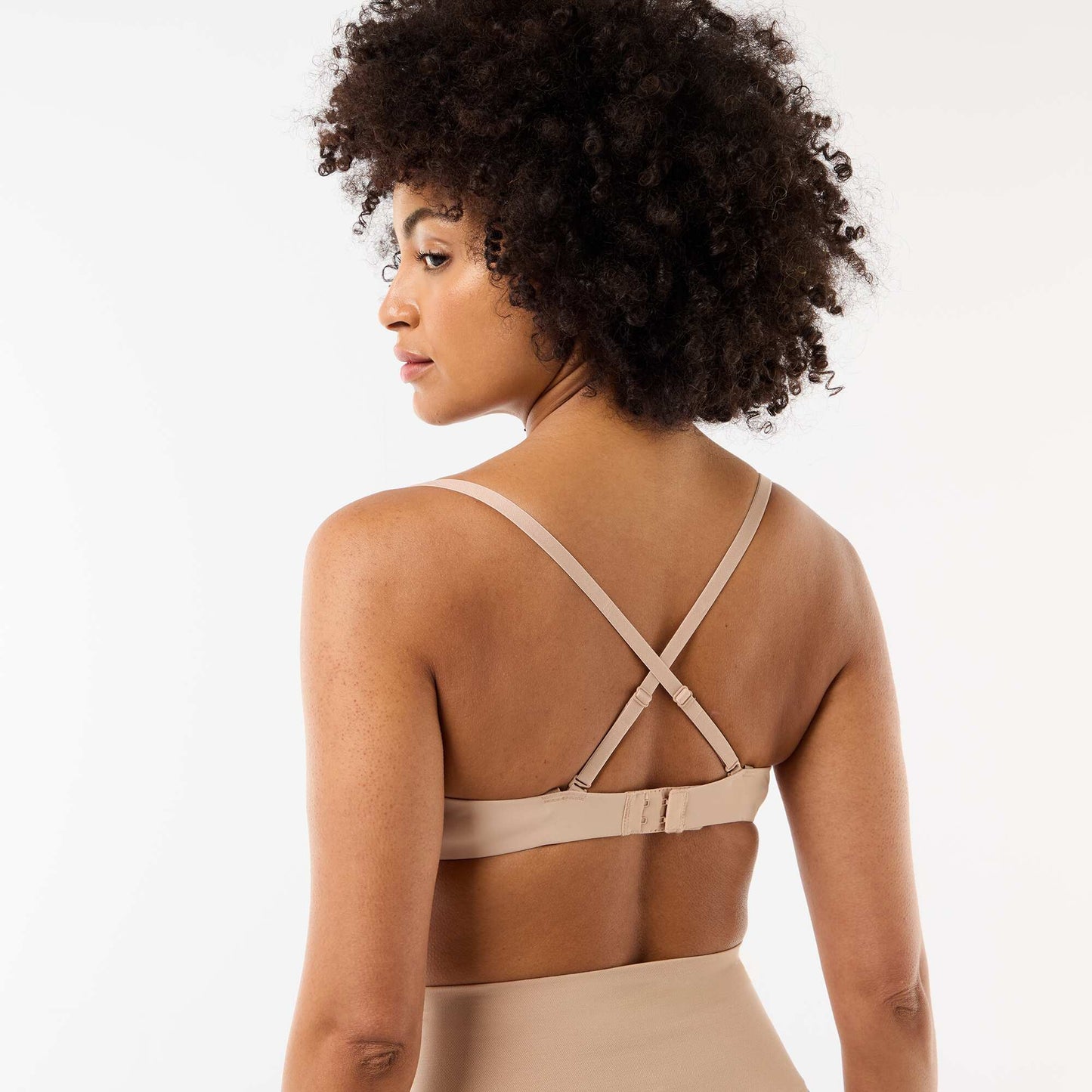 Invisible Microfiber Triangle Bra PINK