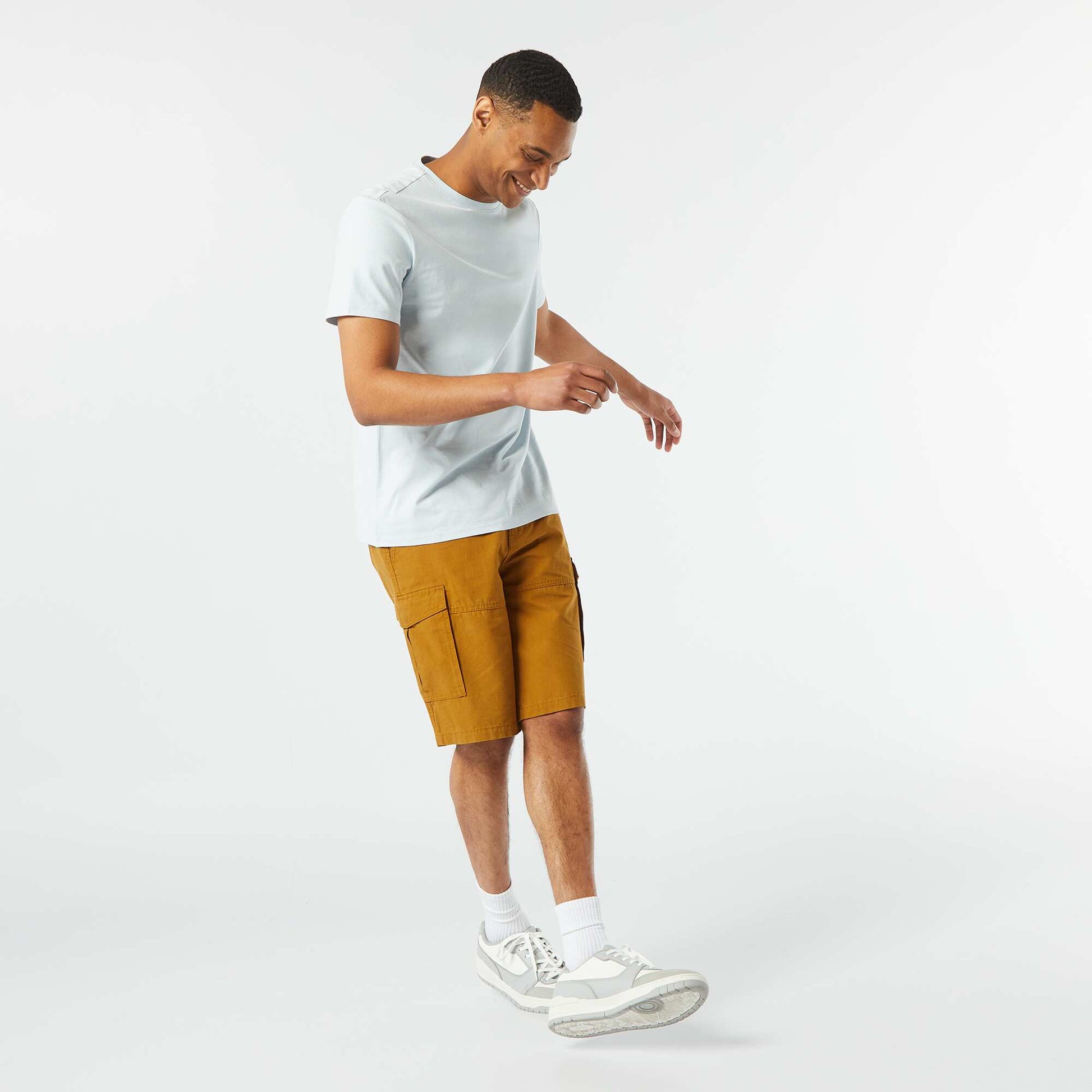 Multi-pocket Bermuda shorts BROWN