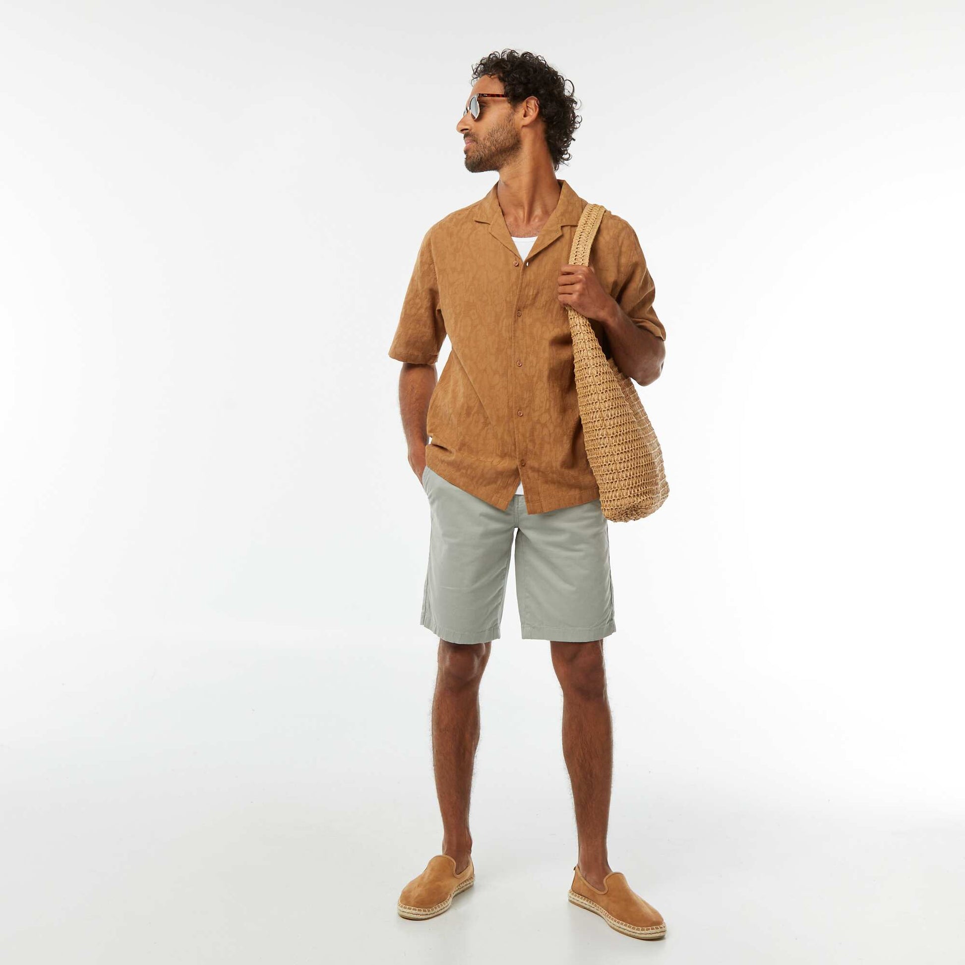 Chino shorts GREEN