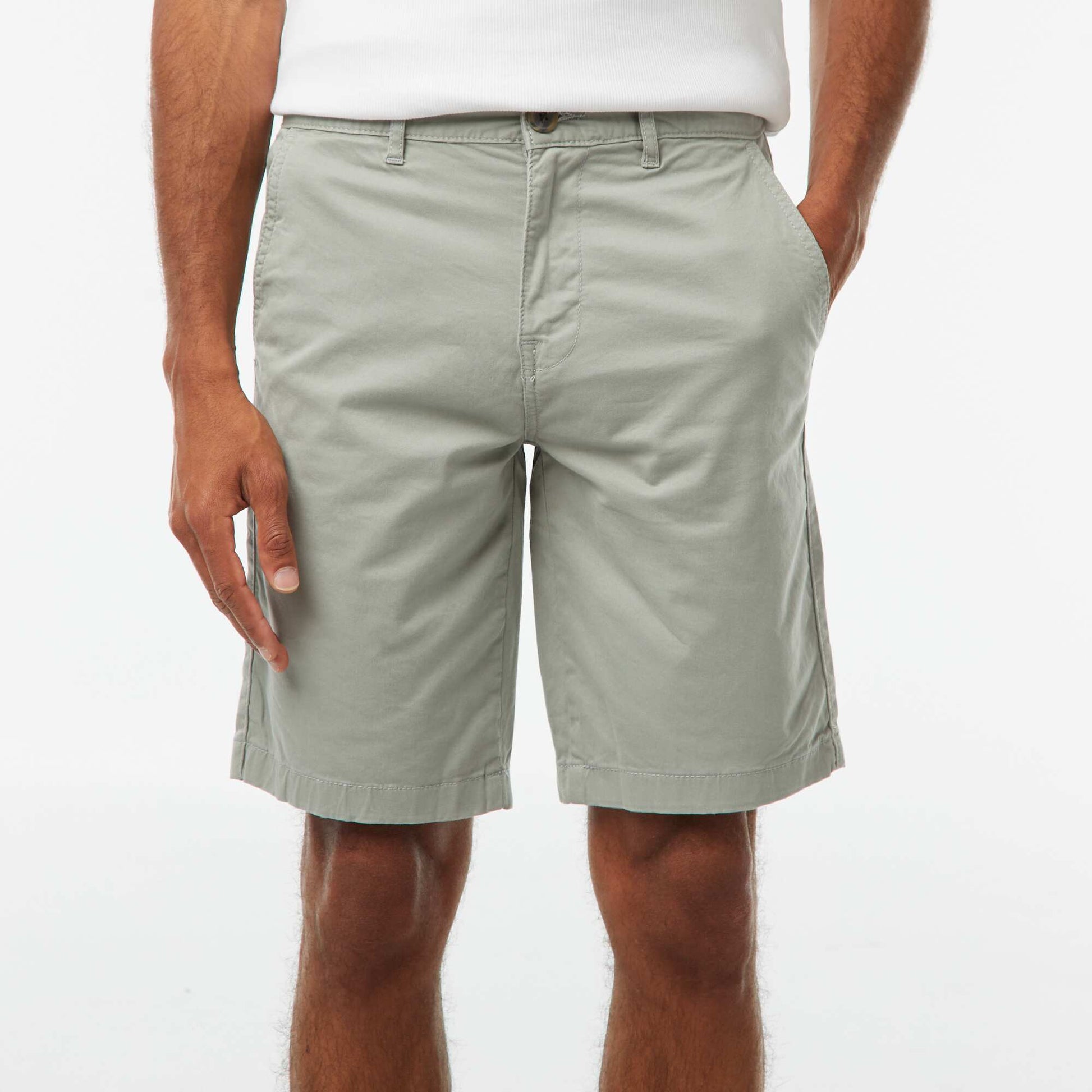 Chino shorts GREEN
