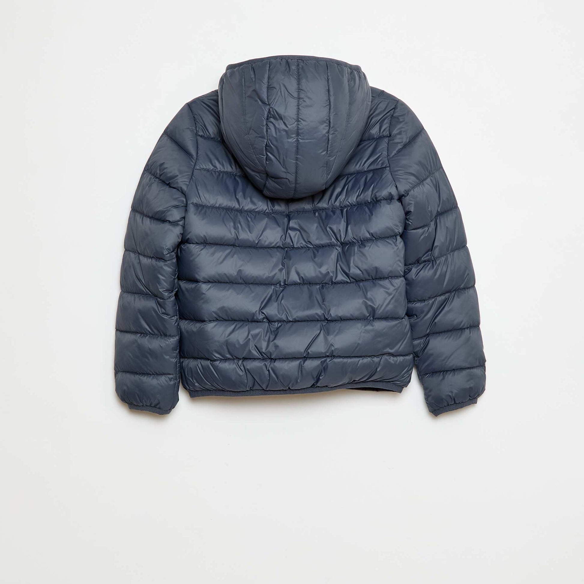 Lightweight Padded Jacket with Hood BLUE