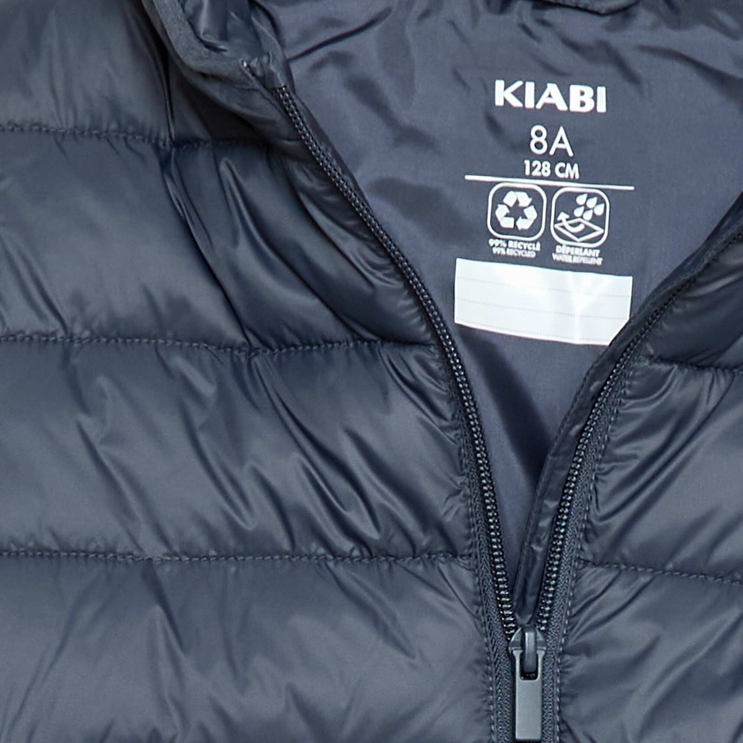 Lightweight Padded Jacket with Hood BLUE