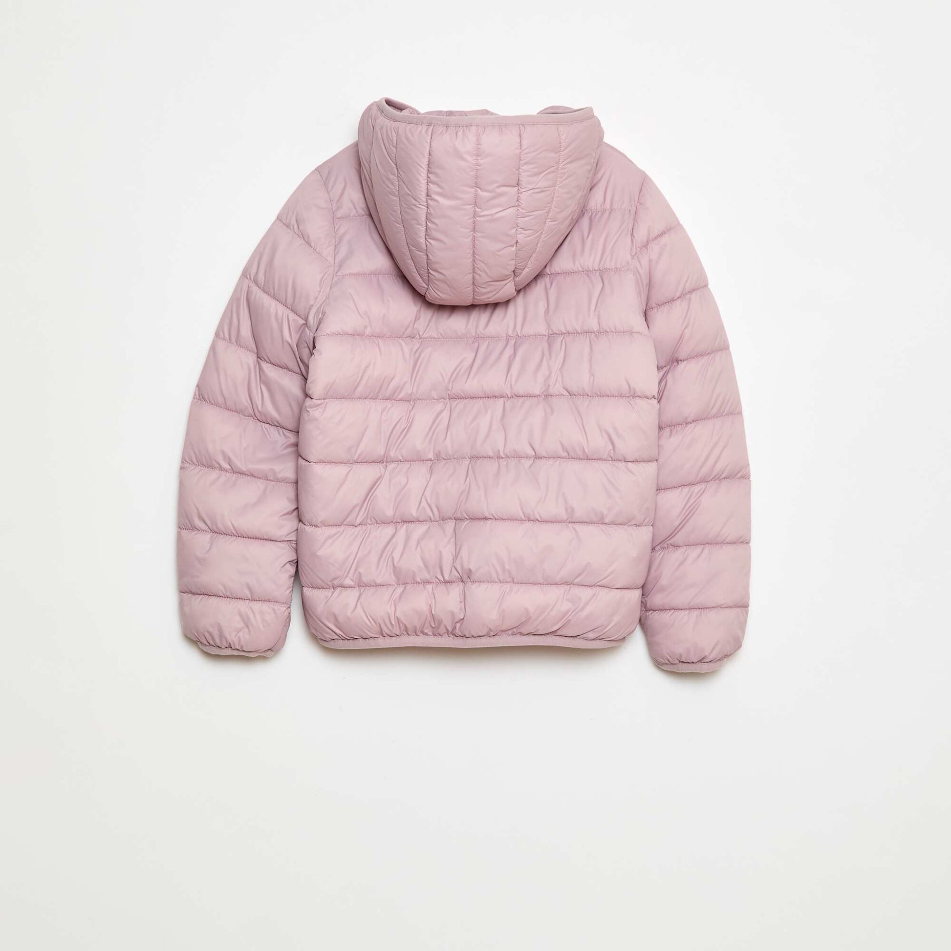 Lightweight Padded Jacket with Hood PURPLE