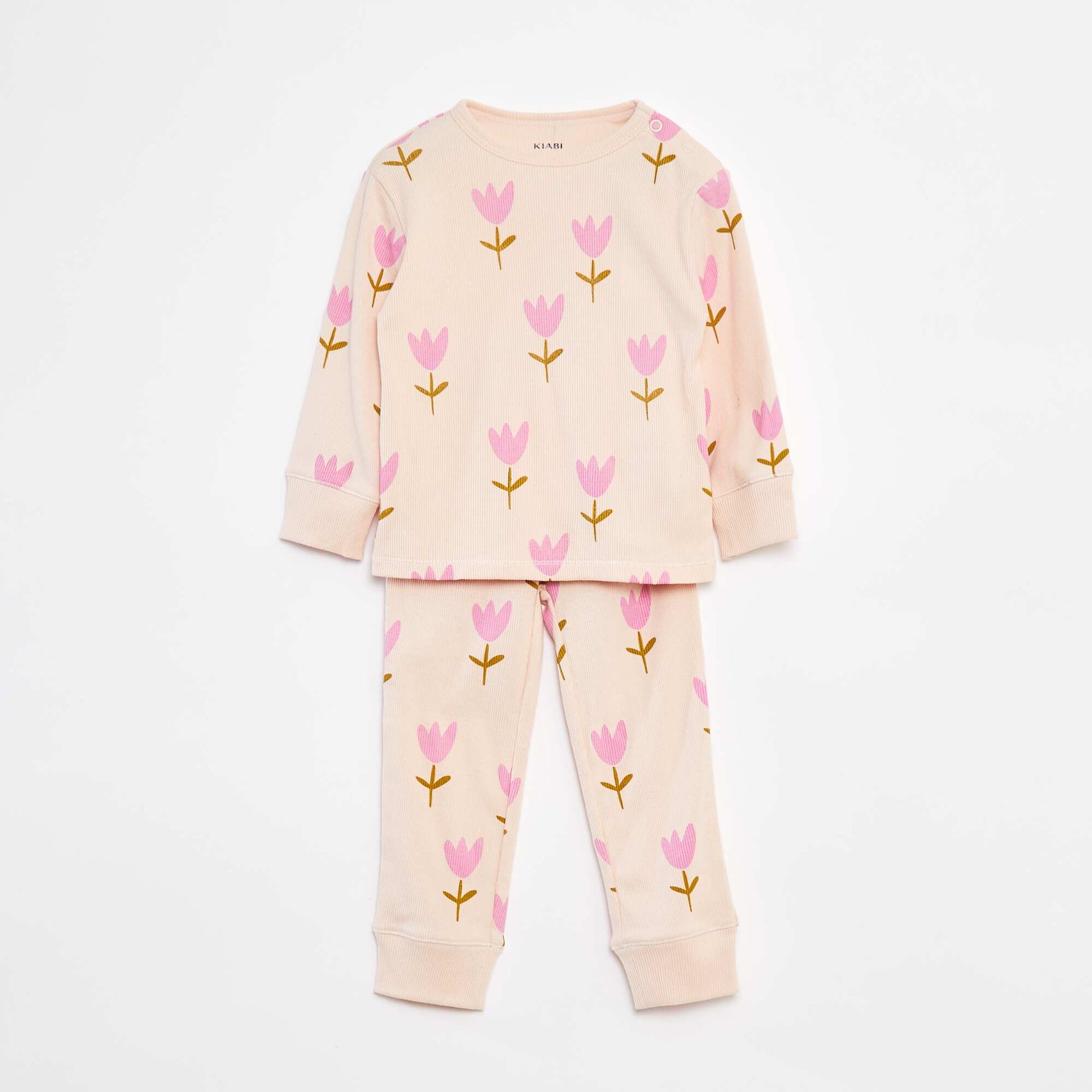 T-shirt and trousers pyjama set - 2-piece set PINK