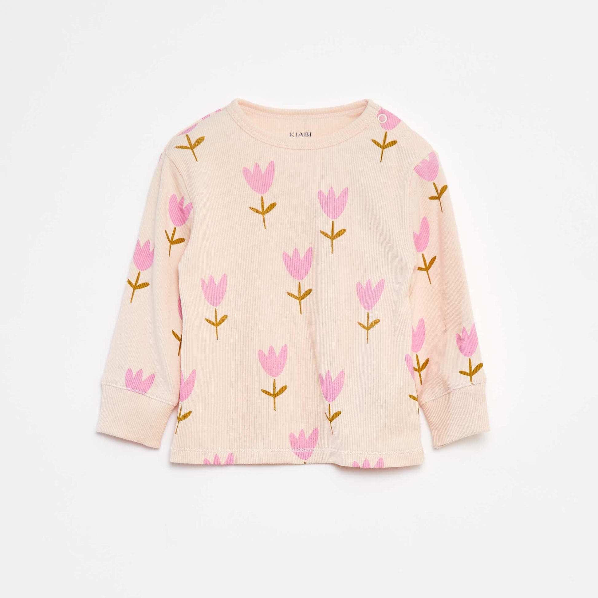 T-shirt and trousers pyjama set - 2-piece set PINK