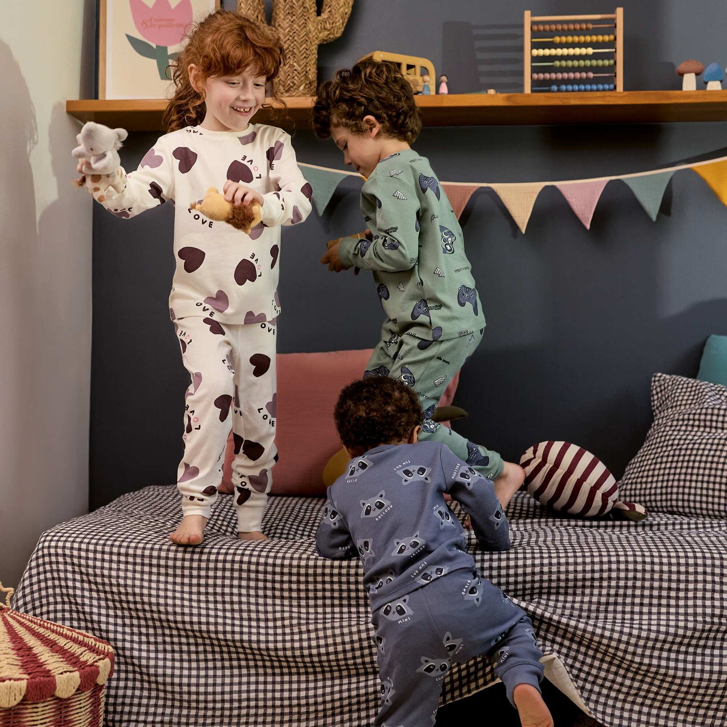 T-shirt and trousers pyjama set - 2-piece set BLUE