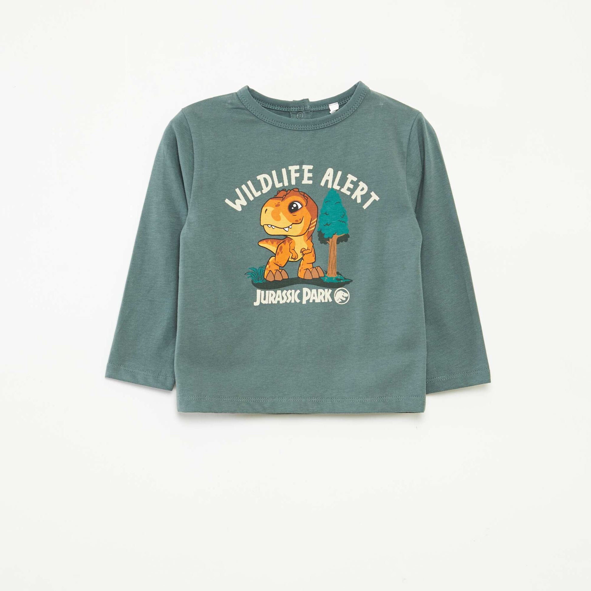 Jurassic Park T-shirt and trousers pyjama set - 2-piece set GREEN