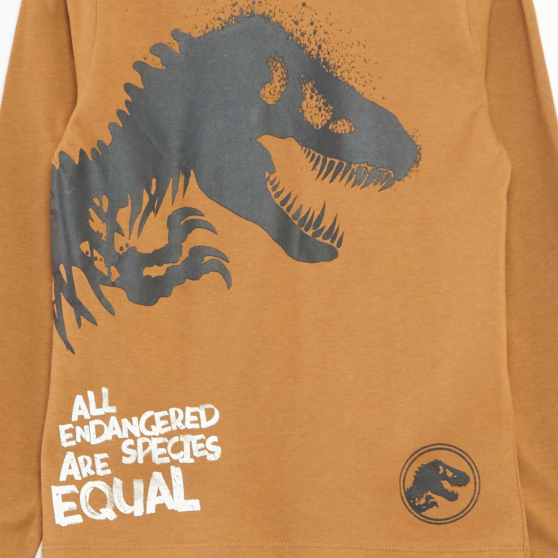 Jurassic Park T-shirt and trousers pyjama set - 2-piece set BROWN