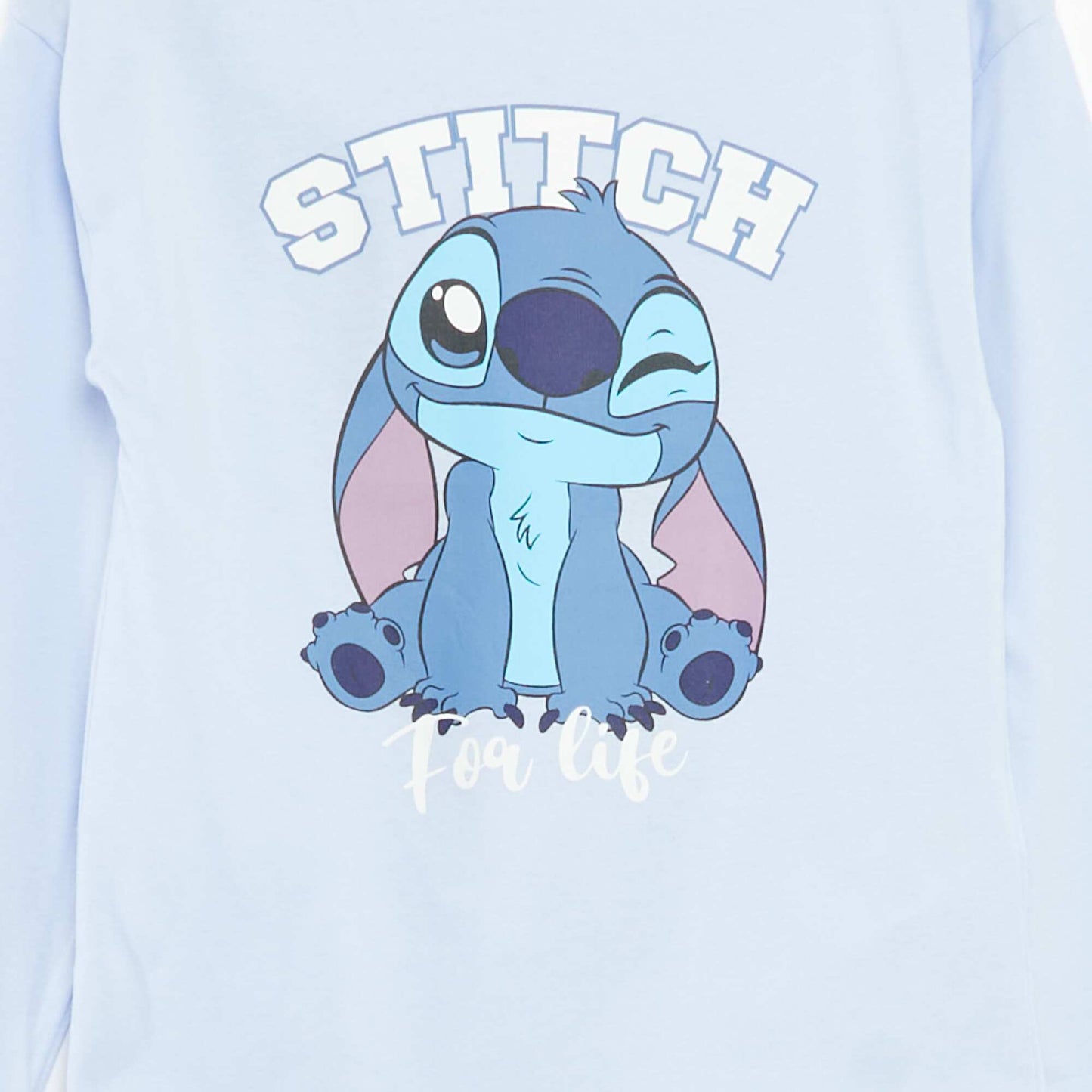 Disney Stitch T-shirt and trousers pyjama set BLUE