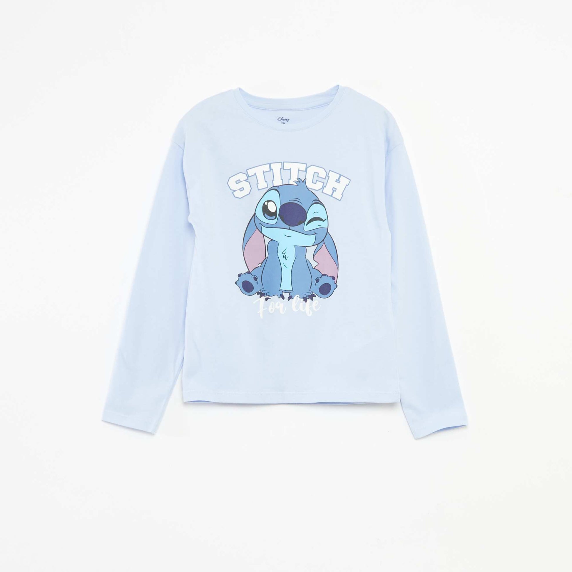 Disney Stitch T-shirt and trousers pyjama set BLUE